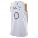Maillot NBA Chicago Bulls Coby White Nike 2024-25 City Edition Blanc Swingman - Homme